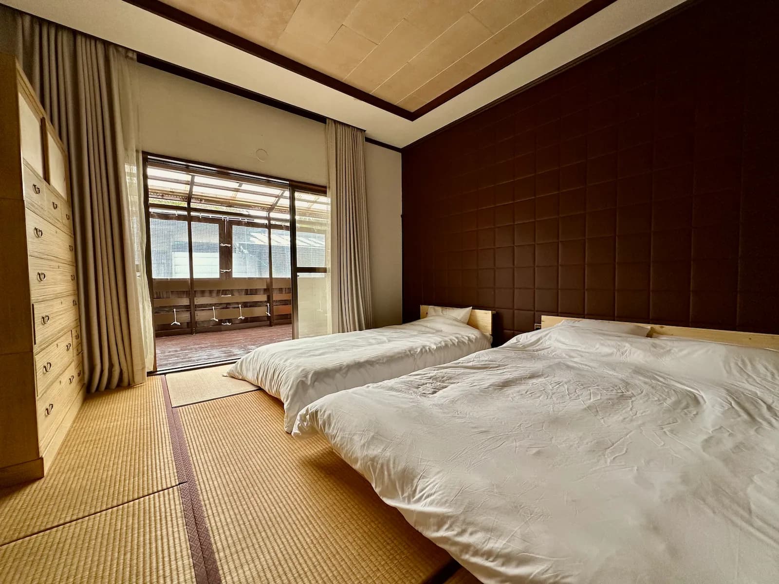 Master bedroom with traditional Japanese design